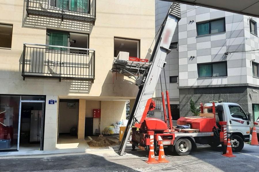 괴산 사리 이사 진행 현장